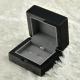 Custom Deluxe MDF Jewelry Wooden Box Glossy Black For Cufflinks Storaging