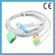 Nihon Kohden OPV-1500 3 lead ecg cable, 20pins
