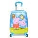 Zippered Polyester Childrens Pull Along Case , Multiscene Cute Luggage For Tweens