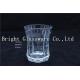 attracted clear glass candle holder use in home and hotel