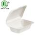 100 Biodegradable Bagasse Clamshell Box 7 X5 Inch  Clamshell Lunch Box 23g