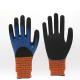 Customized Nitrile Coated Work Gloves Breathable Nitrile Gloves For Construction / Painting