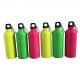 500ml Promotional Aluminum Water Bottles Fluorescent Color OEM Service