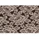 OEM / ODM Customied Brushed Floral Lace Fabric By The Yard Anti-Static CY-LQ0006