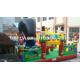 0.55mm PVC Tarpaulin Inflatable Amusement Park Customizable Size