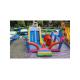 Patrick Star Theme Inflatable Fun City For Children Customized Color