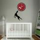 500*500mm Beautiful Removable Wall Sticker Clocks for Living Room Decoration