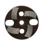 Diamond Metal Polishing Pads , Grinding Abrasive Disc With 4 Bar Segments