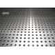Round Hole Shape Perforated Metal Mesh Screen High Durability Anti - Corrossion