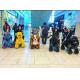 Hansel shopping mall battery operated plush electric happy ride on animal