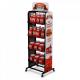 10kg / Layer Supermarket Display Racks 2 Sided Floor Merchandiser
