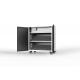 Lockable USB Tablets Charging Trolley Ipad Charging Cabinet With LED Light