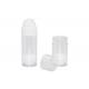 Transparent 50ml 80ml PCR PET Airless Bottle Dispenser Pump For Cosmetic Packaging