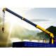 5 Ton Truck Mounted Telescopic Boom Crane  , 2120kg Truck Mounted Crane