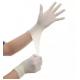White Color Disposable Protective Gloves Customized Nitrile PVC Latex Material