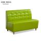 Restaurant Leather Booth Seating Kitchen Dining Bench Comfortable Green