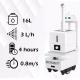 Automatic 16L Robots Disinfecting Hospital Rooms Dry Disinfectant Liquid For Fog Machine
