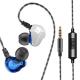 HIFI Sport Stereo Bass Wired Earbuds Heavy Dual Driver Music Smartphone Support