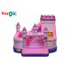 Kid Waterproof Princess Pink Inflatable Boucing Castle 5x5.5x4.2m