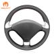 Custom Hand Stitching Artificial Leather Steering Wheel Cover for Peugeot 307 CC 2004 2005 2006 2007