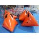 Lightweight Orange Inflatable Race Marker Buoys 0.6 Mm PVC Tarpaulin