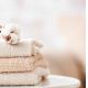 Luxury White 100% Cotton Bamboo Bath Towel Sets Multi Size