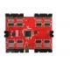 Red Soldermask PCBA PCB Assembly Services High Voltage Power Supply Application