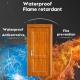 Customized Waterproof WPC Door Soundproof Wood Polymer Composite Doors