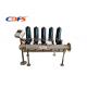 PLC Control Automatic Backwash Disc Water Filtration System For Paper Industry