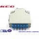DIN RAIL Fiber Optic Terminal Box Single Mode SC Simplex 6 Ports KCO-DINRAIL-SC-SM-06 For 19'' Frame