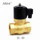 1-1/2 High temperature 24v dc solenoid valve for water steam