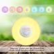 Alarm Clock,Wake Up Light with 6 Nature Sounds, FM Radio, Touch Control and USB Charger