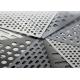 0.5m-6m Length Polishing Perforated Mesh Panel 0.8mm-100mm Hole Size For Decoration