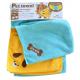 Yellow Microfiber Pet Towel With Bone Embroider