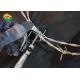 14 Gauge High Tensile Galvanized Barbed Wire , Flexible Concertina Razor Wire