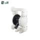 1 1/2 Plastic PTFE Air Operated Diaphragm Pump For Chemical Solvent Industry