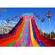 Funny And Exciting High Speed Slide ,  Fiberglass Water Slide Customized Color