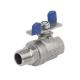 Temperature Normal Temperature Butterfly Handle 2PC Ball Valve with Female Male Thread