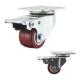 40mm 110lbs Plate Swivel Double Brake Light Duty Casters