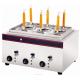 Commercial 6 Gas Burner Countertop Electric Pasta Cooker