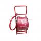 Synthetic Rubber Manual Fire Hose Reel Roller 525mm Fire Fighting Equipment