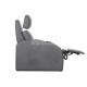 Adjustable Headrest Modern Recliner Chair Leather / Suede Finish Commercial