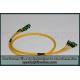 MTP MPO Multiple Fibers OS2 Singlemode Breakout Patch Cable Yellow Jacket
