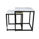 Knock Down 10KG H45CM Black Nesting Tables