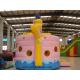 Boat Shape Inflatable Bounce House Combo , 7×4 Meter Inflatable Boat Shape Children Castle