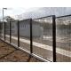 2.2m Height Anti Climb Security Fencing 358 Pvc Coated Green Color With H Type Post