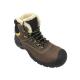 Size Customized Industrial Work Boots Artificial Fur Lining Warm Keeping For Skier