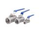 Manual Driving Mode 1000psi Investment Casting 1PC Ball Valve for Chemical Processing