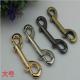 Zinc alloy hanging brush anti brass 100 mm length lobster claw clip trigger hooks hardware products for handbag