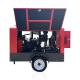 Screw Type Industrial Portable Diesel Engine Air Compressor 0.8 Mpa On Wheeled